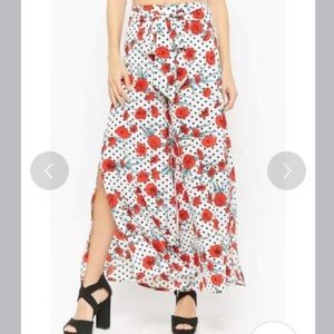 Forever 21 Floral Palazzo Pants